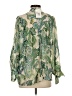 ee:some Paisley Green 3/4 Sleeve Blouse Size S - photo 2