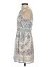 BCBGMAXAZRIA 100% Polyester Paisley Blue Cocktail Dress Size 2 - photo 5