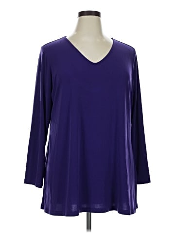 Susan Graver 3/4 Sleeve Top (view 1)