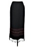 Michele Chevron-herringbone Black Formal Skirt One size - photo 1