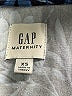 Gap - Maternity 100% Rayon Floral Blue Short Sleeve Blouse Size XS Maternity - photo 6