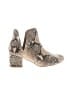 Steve Madden Snake Print Tan Ankle Boots Size 7 1/2 - photo 1