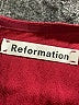 Reformation Solid Burgundy Jumpsuit Size 12 - photo 4