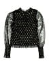 Zara 100% Polyester Black Long Sleeve Blouse Size 10 - photo 2