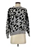 Adora Animal Print Gray Pullover Sweater Size S - photo 1