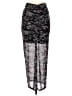 Free People Camo Black Silver Casual Skirt Size M - photo 1