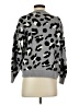 Adora Animal Print Gray Pullover Sweater Size S - photo 2