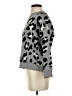 Adora Animal Print Gray Pullover Sweater Size S - photo 5