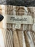 Madewell Stripes Tan Linen Pants Size S - photo 4