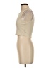 Romwe Tan Sleeveless T-Shirt Size S - photo 5