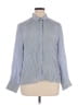 J.Crew 100% Viscose Stripes Blue Long Sleeve Button-Down Shirt Size XL - photo 1