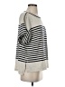 Max Studio Stripes Ivory Short Sleeve T-Shirt Size S - photo 4