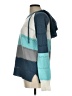 Unbranded 100% Acrylic Color Block Teal Pullover Sweater Size L - photo 5
