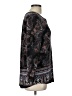 DR2 Paisley Black Long Sleeve Blouse Size L - photo 4