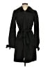 Cole Haan 100% Polyester Black Trenchcoat Size XS - photo 1