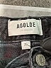 AGOLDE 100% Cotton Black Jeans Size 25 waist - photo 7