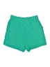 Monrow 100% Cotton Solid Green Shorts Size L - photo 2