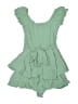 Altar'd State 100% Rayon Solid Green Romper Size XXS - photo 2