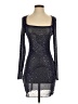 Unbranded 100% Polyester Stars Black Cocktail Dress Size S - photo 1