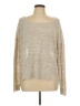 Eileen Fisher Metallic Tan Pullover Sweater Size L - photo 1