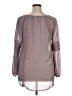 BKE 100% Polyester Gray Long Sleeve Blouse Size XL - photo 2