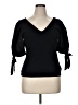 Express Black 3/4 Sleeve Top Size XL - photo 1