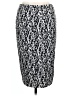 Vince Camuto Print Black Casual Skirt Size M - photo 2