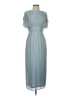 Mac Duggal 100% Polyester Blue Cocktail Dress Size 4 - photo 1