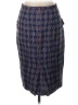 Eva Franco 100% Cotton Houndstooth Blue Casual Skirt Size 12 - photo 2
