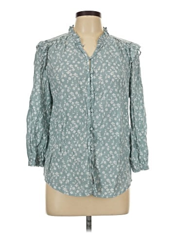 LC Lauren Conrad 3/4 Sleeve Blouse (view 1)