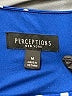 Perceptions Polka Dots Blue Casual Dress Size M - photo 7