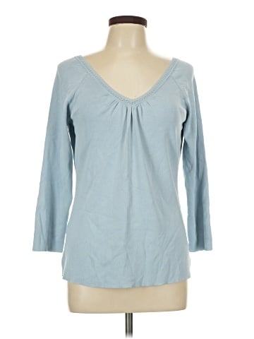 Ann Taylor LOFT 3/4 Sleeve T-Shirt (view 1)