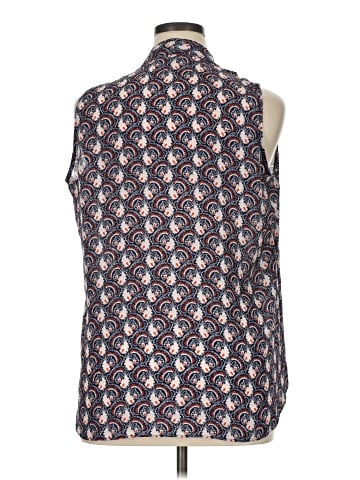 Rose + Olive Sleeveless Blouse (view 2)