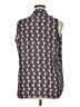 Rose + Olive 100% Polyester Blue Sleeveless Blouse Size XL - photo 2