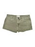Current/Elliott Green Denim Shorts Size 28 waist - photo 1