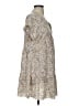 Unbranded Paisley Tan Casual Dress Size S - photo 4