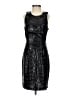 BCBGMAXAZRIA 100% Polyester Metallic Black Cocktail Dress Size 0 - photo 1