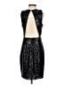 BCBGMAXAZRIA 100% Polyester Metallic Black Cocktail Dress Size 0 - photo 2