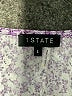 1.State 100% Cotton Purple Sleeveless Blouse Size L - photo 6