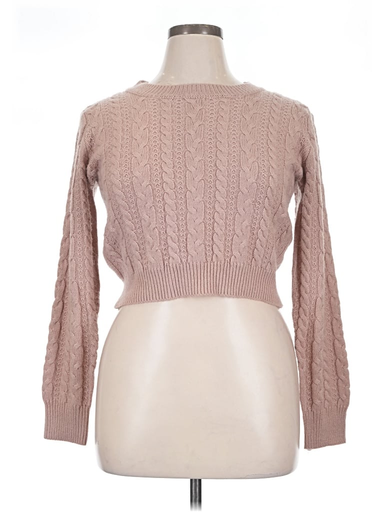 Pre-owned Zaful Pullover Sweater In Tan