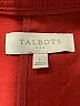 Talbots Outlet 100% Cotton Solid Red Jacket Size L - photo 6