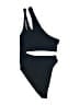 ALLSAINTS Solid Black One Piece Swimsuit Size XS - photo 1