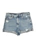 H&M Blue Denim Shorts Size 8 - photo 1