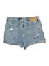 H&M Blue Denim Shorts Size 8 - photo 2