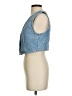 Zara Blue Denim Vest Size S - photo 5