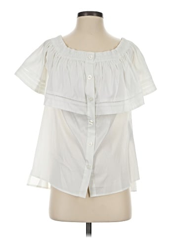 Donna Karan New York Short Sleeve Blouse (view 1)