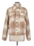Lucky Brand 100% Cotton Plaid Tan Jacket Size M - photo 1