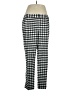 Talbots Checkered-gingham Black Casual Pants Size 14w - photo 1