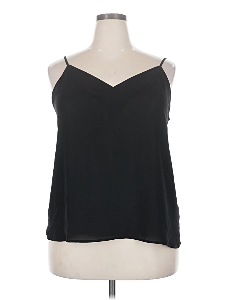 Pre-owned Chelsea28 Sleeveless Blouse In Black