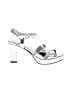 Nine West Silver Sandals Size 8 - photo 1